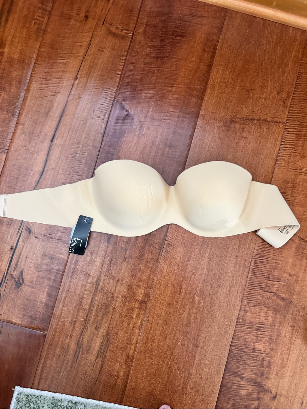 Felina Strapless Seamless T-Shirt Bra - Nude